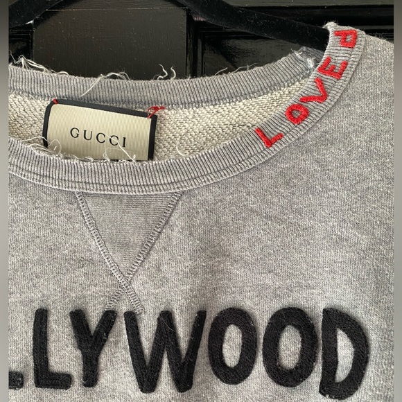 Gucci distressed Hollywood sweatshirt - Picture 5 of 5